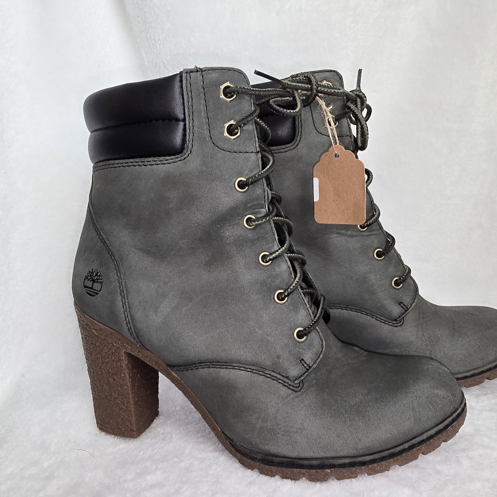 Timberland Women's Heeled Green Boots